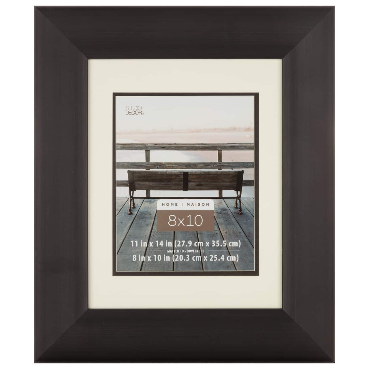 12 Pack: Black 8" x 10" Portrait Frame With Mat, Home Collection by Studio Décor®